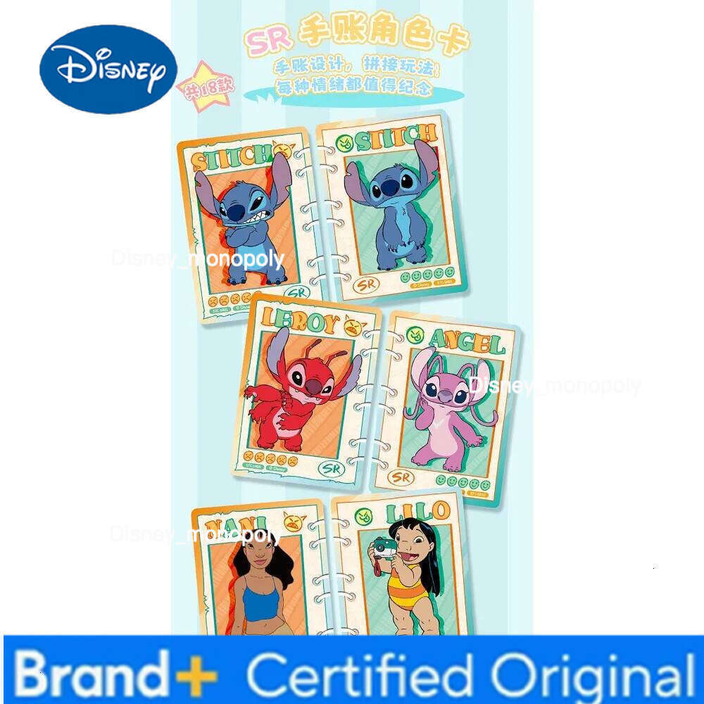 Disney Lilo&Stitch Collection Children's Favorite Fun Animated Characters Horizontal Storyboard Cards Christmas Gifts H260129