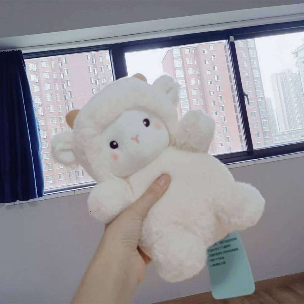 1pc 23cm/9.05in Cute polk lamb wholesale grab doll valentine's day birthday gift for girls plush toys Y260128