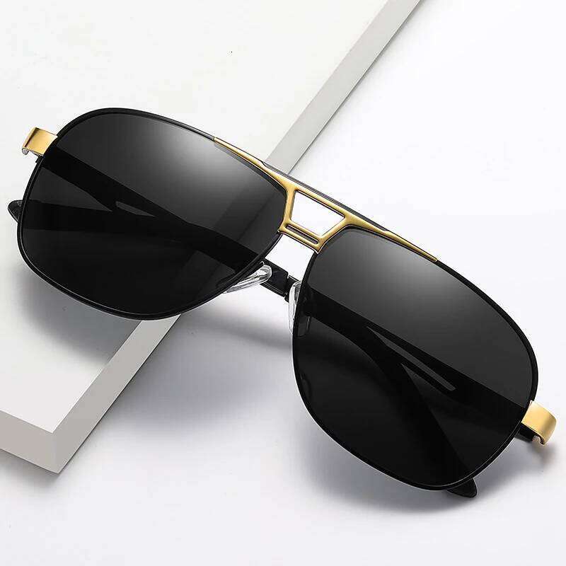 HUA Photochromic Male Eyewear New Sunglasses Vintage Men's Driving Sunshade Sun Glasses UV400 Gafas De Sol H260129