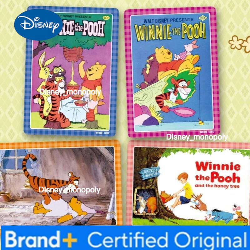 Disney Genuine Winnie The Pooh Cards Limited Edition Memory Version Collection Card Rare Children Anime Peripheral Gift Toys H260129 H260129