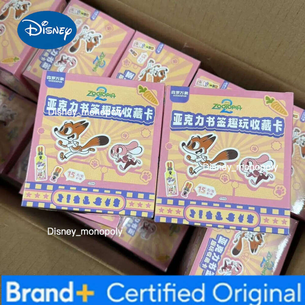Disney Hot Sale Original CARDFUN Zootopia2 Collectible Judy Hopps Nick Wilde Trading Card Movie Anime Cards Birthday Gift H260129 H260129