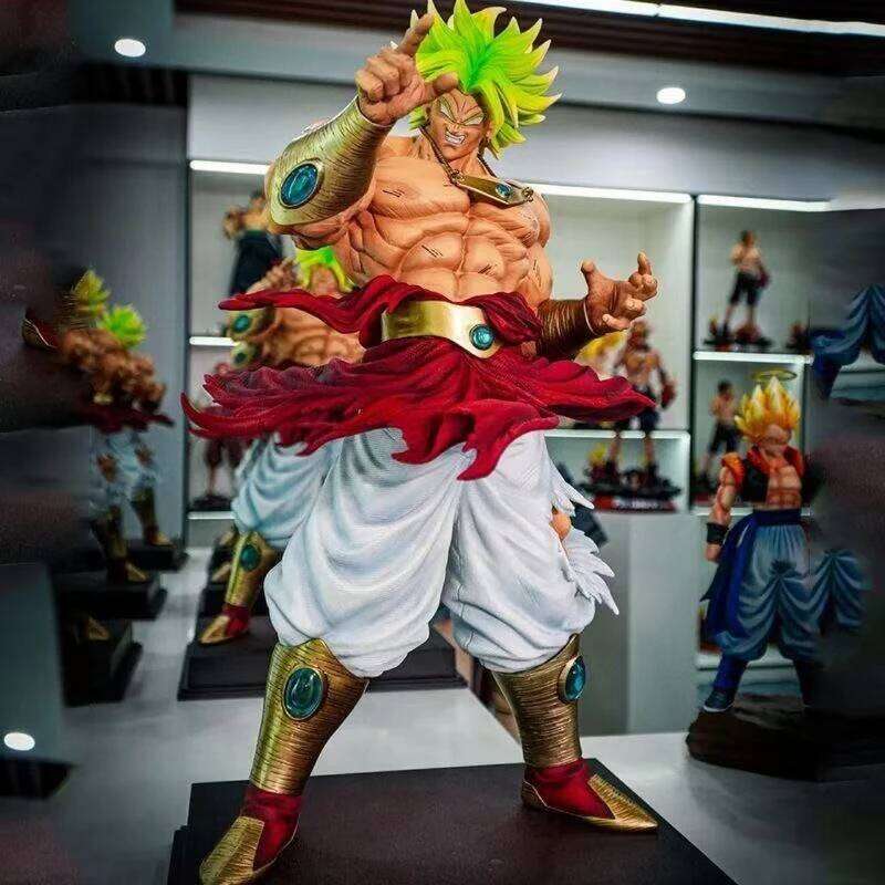 CK&Jt Statue Dragon Ball Z Figure Ssj3 Broly Super Saiyan PVC Action Figures 32cm/19.69inch Collection Mode Toys Gifts Z260129