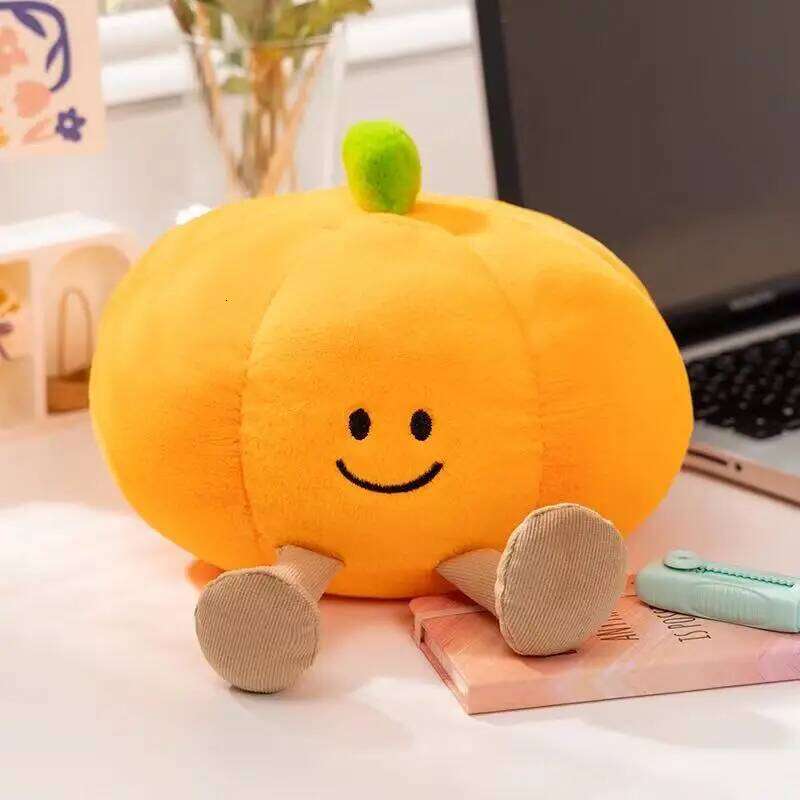 Latest Halloween Ghost Pumpkin Stuffed Plush Toy Handmade Cartoon Anime Cute Birthday Gift for Friends Fun Doll Y260128