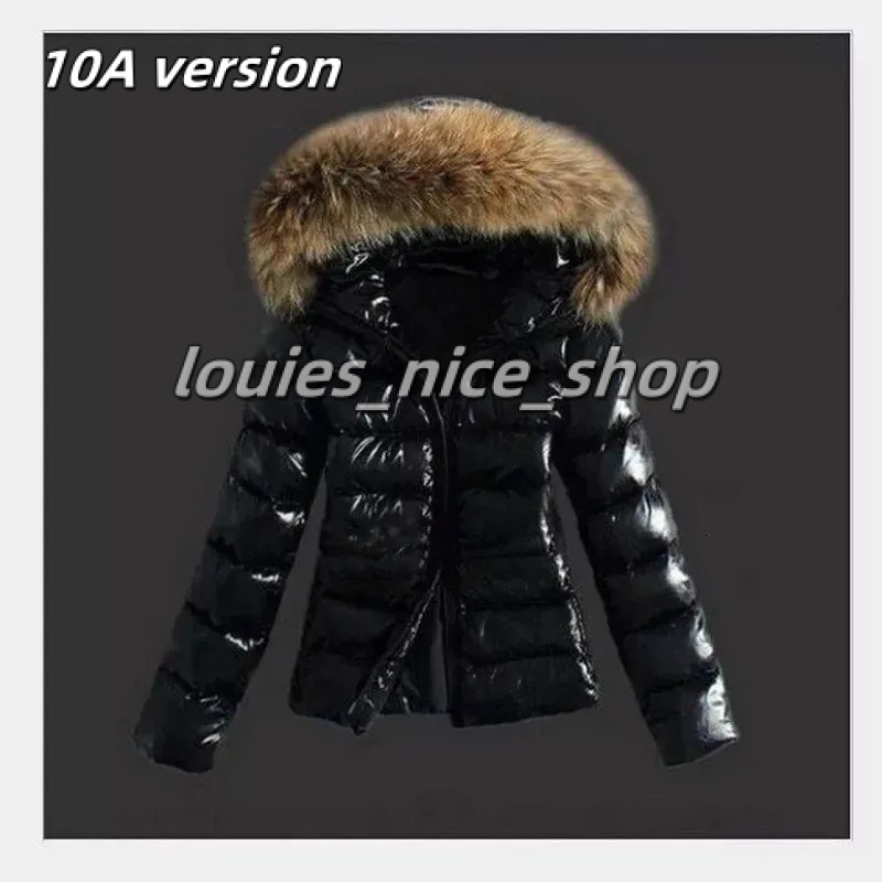 monckerc jacket triangle 2026 Winter Jackets Women Basic Coats Fashion Faux PU Leather Winter Jackets Women Artificial Fur Collar Coat Female Outerwear 6c6