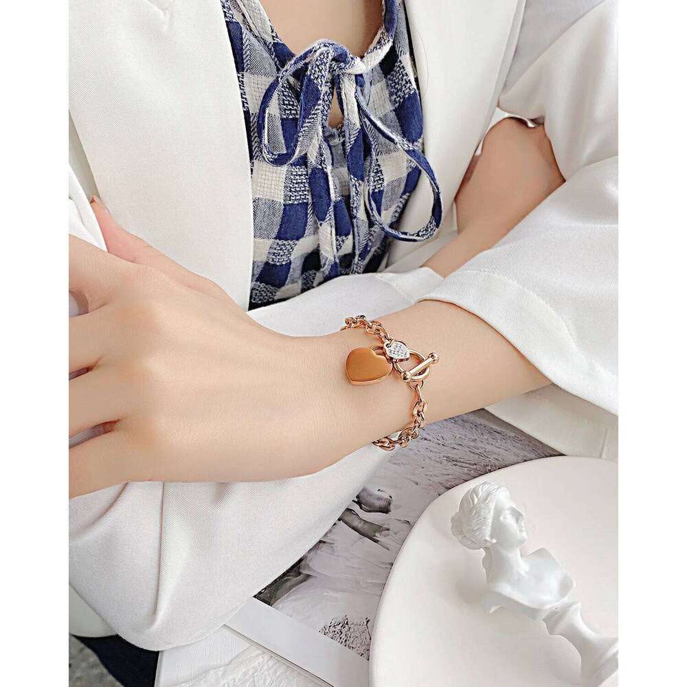 Stainless Steel Bracelet For Women Heart Bracelets Fashion Jewellery Accessory H260129