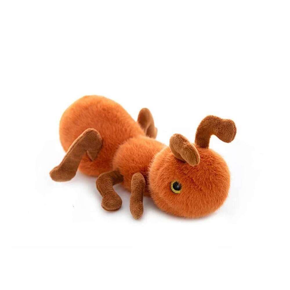 20cm Cute Ant Plush Toy Insect Soft Squishy Kawaii Plushie, Unique Educational Gift for Kids & Bug Lovers Unusual Collectible Y260128