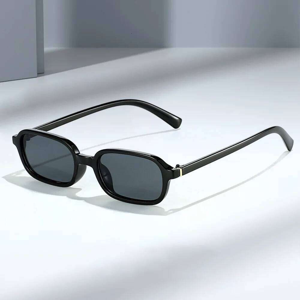 KLASSNUM Vintage Sunglasses Men Women 2025 Trendy Eyewear Rectangle Sun Anti UV400 Shades Eyepiece Small Square Glasses H260129
