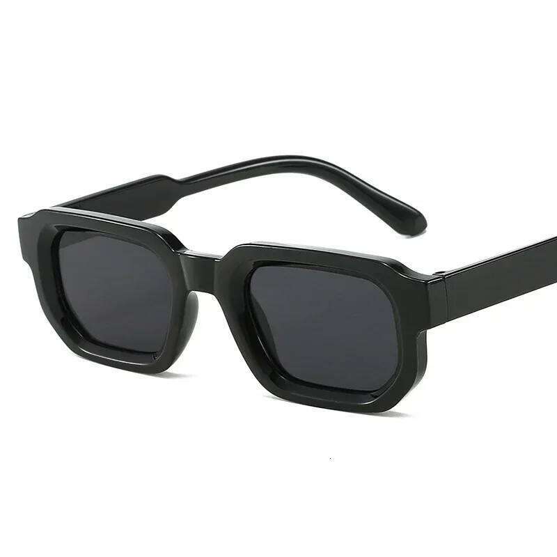 New Rectangle Sunglasses Women Men Trendy Brand Designer Cool Sun Glasses Female Male Small Frame Outdoor Eyewear H260129