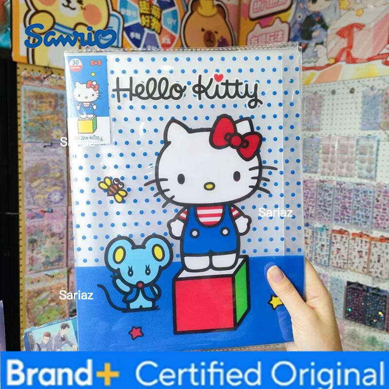 Sanrio Hello Kitty File Folder 30 Pages Clear Multi Pocket Organizer Exam Paper Document Storage New Style for School Office H260129