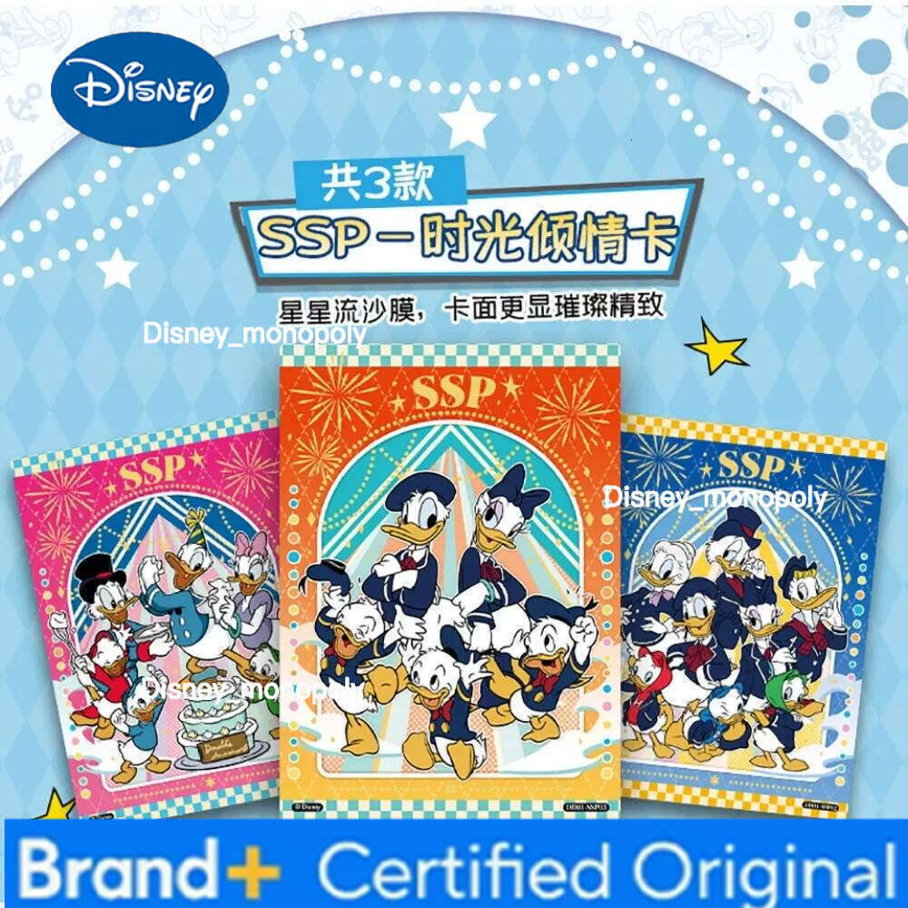 Disney Genuine Fun Cartoon Cute Donald Duck 90th Anniversary Anime Character Rare Film Peripheral Collection Card Gift H260129 H260129