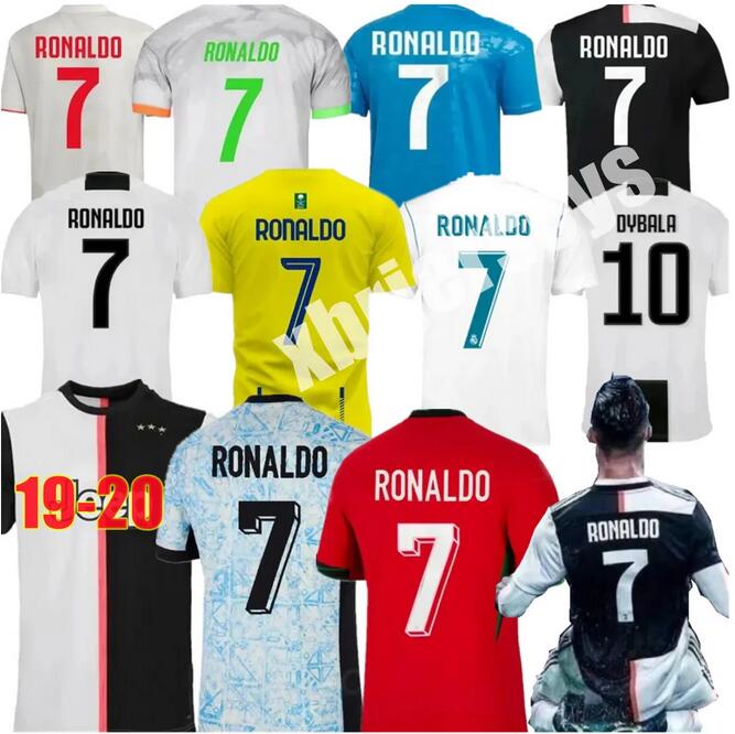 18 19 20 21 22 RONALDO Jersey Dybala maglia juve Football Shirt Tops Soccer Jerseys Thuram J. F.Men Kit