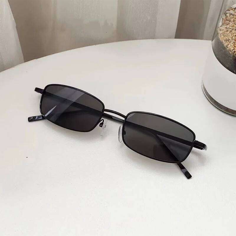 New Small Rectangle Sunglasses Women Fashion Metal Frame Square Sun Glasses Men Classic Vintage Eyewear UV400 Gafas De Sol H260129