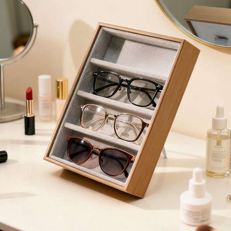 Sunglasses Optical Glasses Compartment Standable Box Display Rack Eye Storage