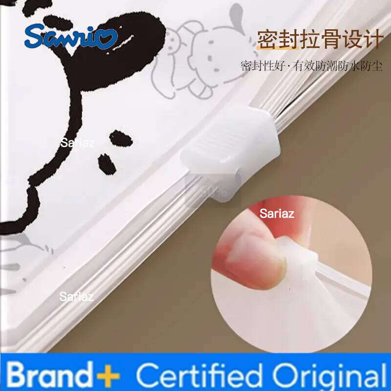 Sanrio Pochacco anime and manga peripheral creative personality cartoon clothing storage multi-size suitcase divided sealing bag H260129