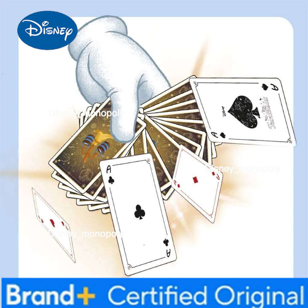 Disney 2 Styles Official Licensed Mickey Frozen Magic Playing Cards Christmas Party Trick Holiday Gift Fan H260129