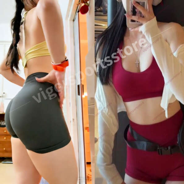 Womens Yoga Set Yoga Sports Underwear High Waist Exercise Tight Shorts lmpact Gym Set Womens Strappy Sports Suit Fitness Clothes Seamless Yoga Set Backless Top df yne