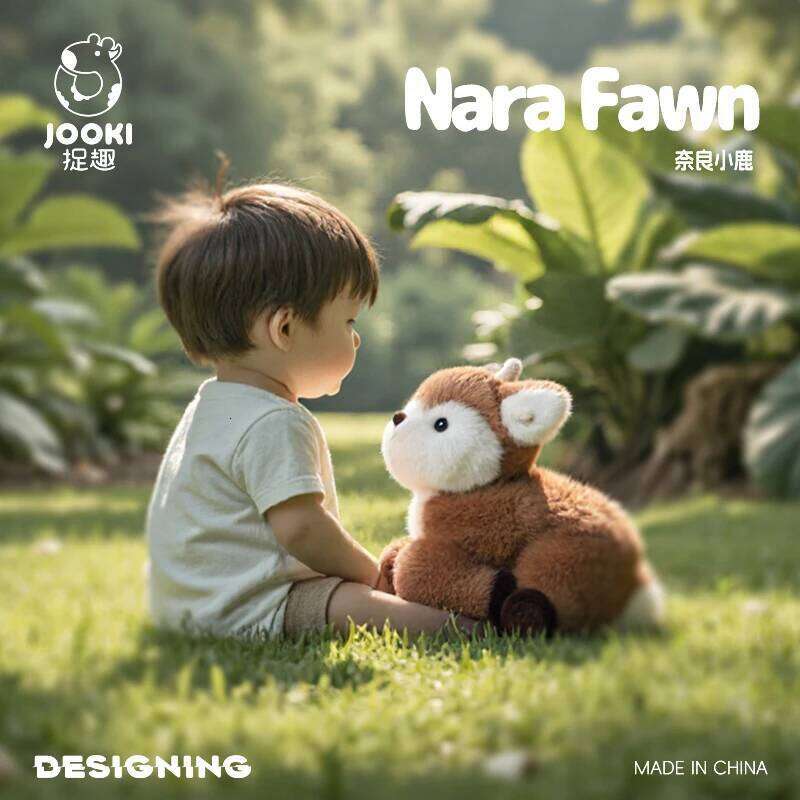 Cute Cartoon Nara Deer Plush Toy Adorable Japanese Shrine Inspired Stuffed Animal Miniature Bambi Plushie Soft Collectible Gift Y260128