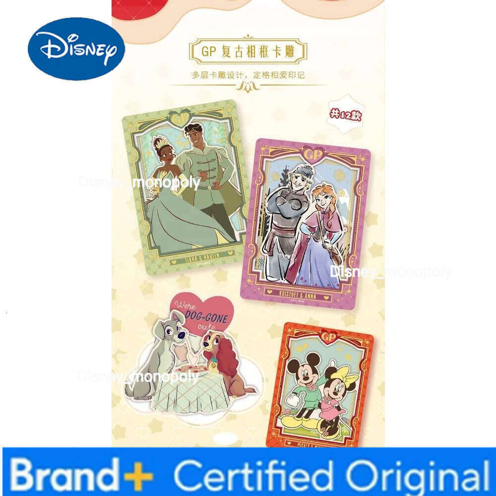Disney CARD.FUN Genuine Romance Series Collection Retro Photo Frame Theme Card Children's Like Cartoon Star Creative Toys H260129 H260129