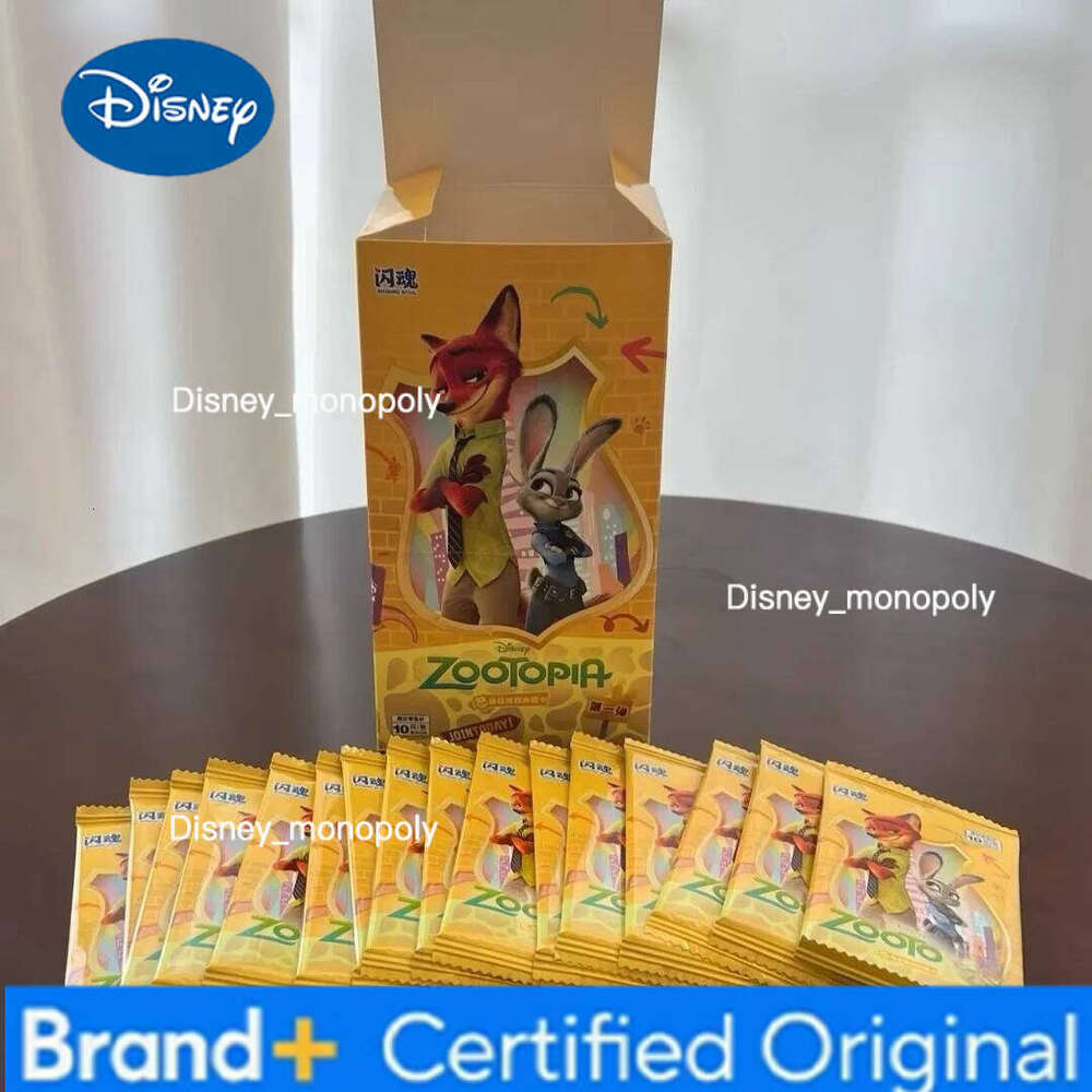 Disney Genuine Zootopia 2 Platinum Fox Rabbit Detective Series Blind Box Beautiful Card Collection Fashion Gift H260129 H260129