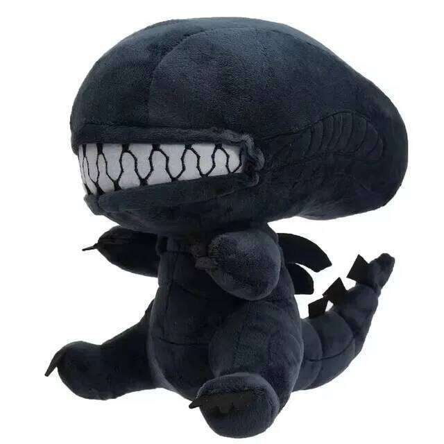 25cm Alien Xenomorph Toy Cartoon Dolls Soft Stuffed Plush Toys for Boys Girls Fans Birthday Christmas Gifts Y260128
