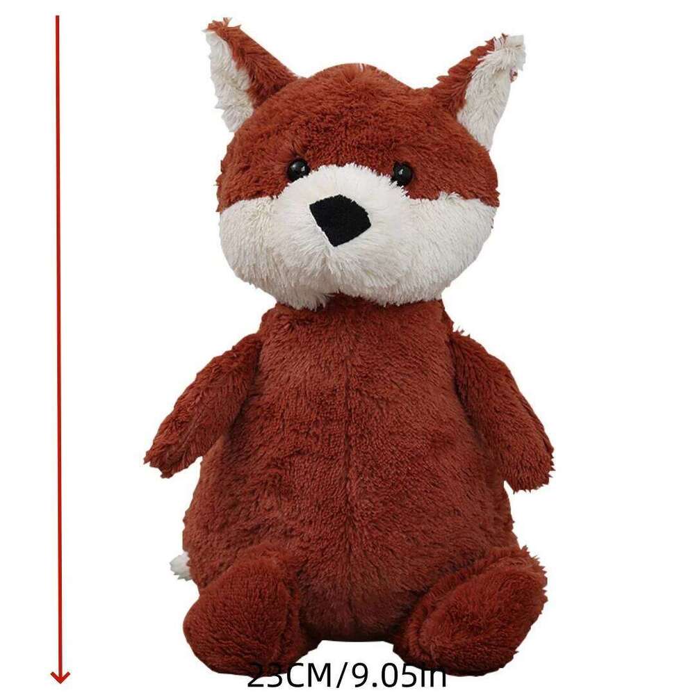 1pc 23cm/9.05in Fox Animal Cartoon Plush Toy Creative Little Girl Soothing Doll Holiday Gift Y260128