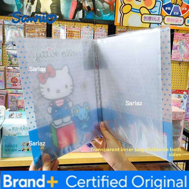 Sanrio Hello Kitty File Folder 30 Pages Clear Multi Pocket Organizer Exam Paper Document Storage New Style for School Office H260129