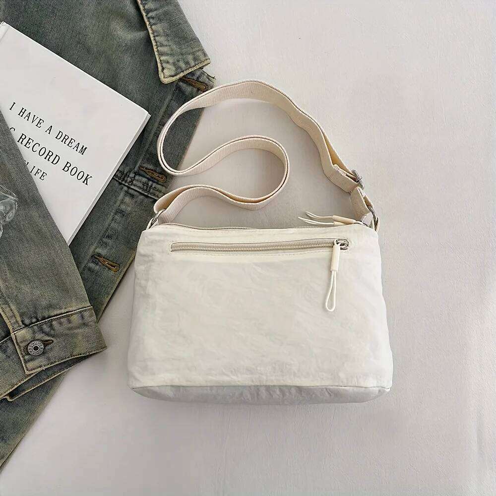 New Women's Crossbody for Commuting, Lightweight, Large Capacity, Fashionable, Multifunctional, Multi Pocket Shoulder Bag XJ260129