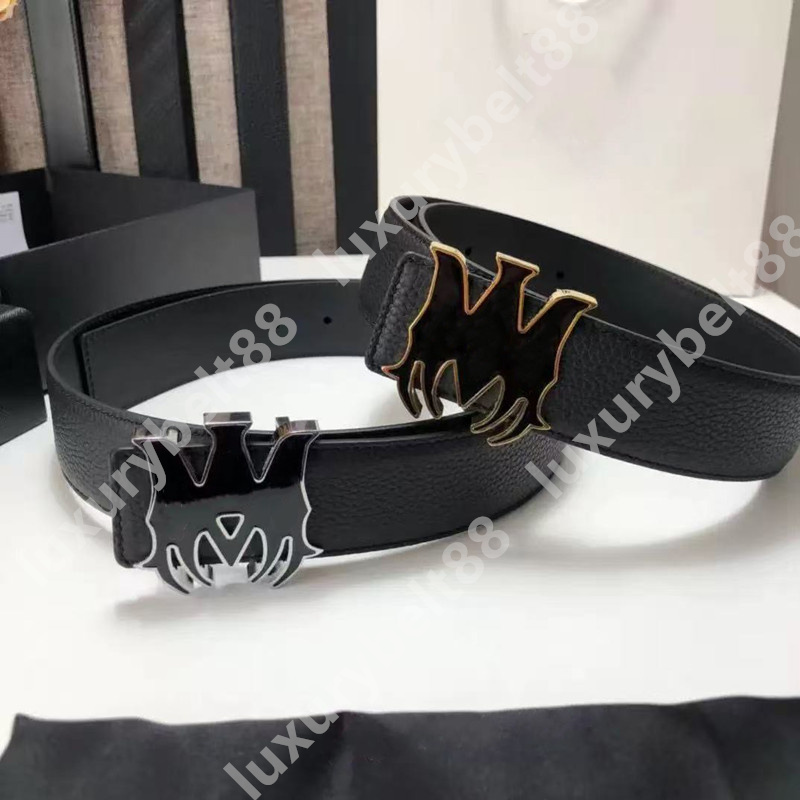 Belt Men Designer Belts For Men Women Ceinture Luxe Belt Genuine Leather Jeans Belt Classic Black Letter Belts Metal Smooth Buckle Waistband Popular Trendy Mens Belt