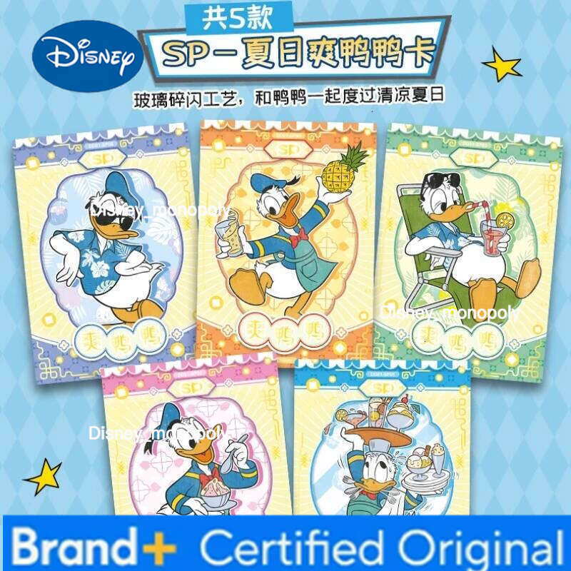 Disney Official Genuine Donald Fauntleroy Duck 90th Anniversary Commemorative Anime Collection Toy Card Children's Gift H260129