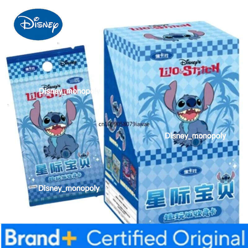 Disney Official Genuine Lilo & Stitch Animation Cartoon Game Collection Card Peripheral Children Toy Gift H260129 H260129