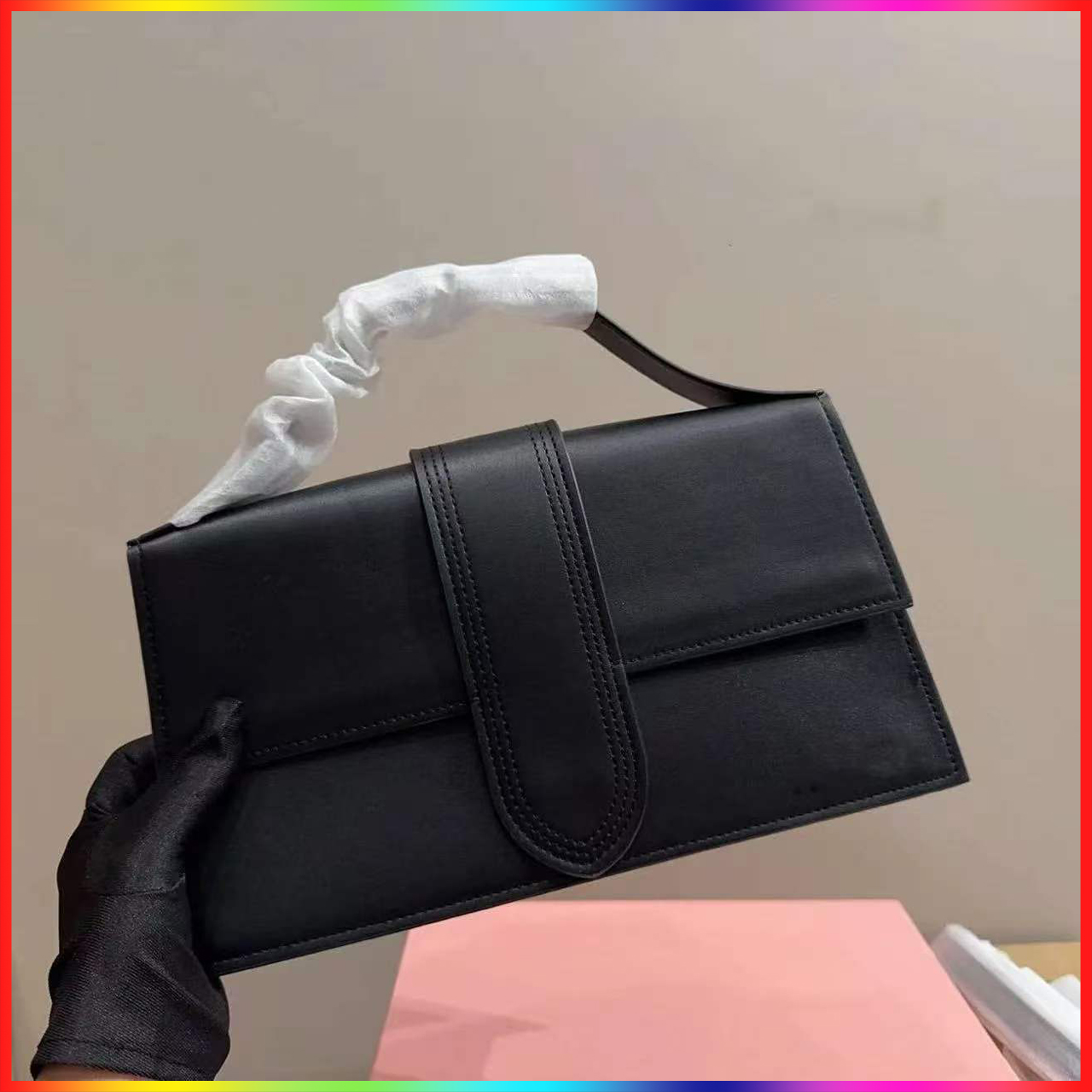 New Designer bag Shoulder bag Le Bambino sac chiquito the Ronds bag luxury women crossbody bag Vintage Handbag Underarm Frosted Suede linen Girl leather purse Wallet