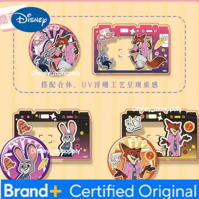 Disney Card.fun Zootopia 2 Commemorative Collectible Nick Wilde & Judy Hopps Movie Series Anime Peripheral Trading Cards Gift Toy H260129