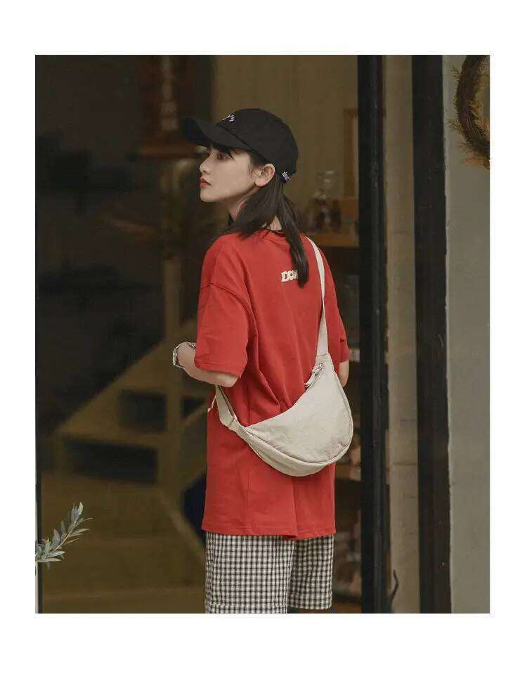 Yujia's same Korean style women's casual and stylish versatile shoulder dumpling bag, crossbody bag XJ260129