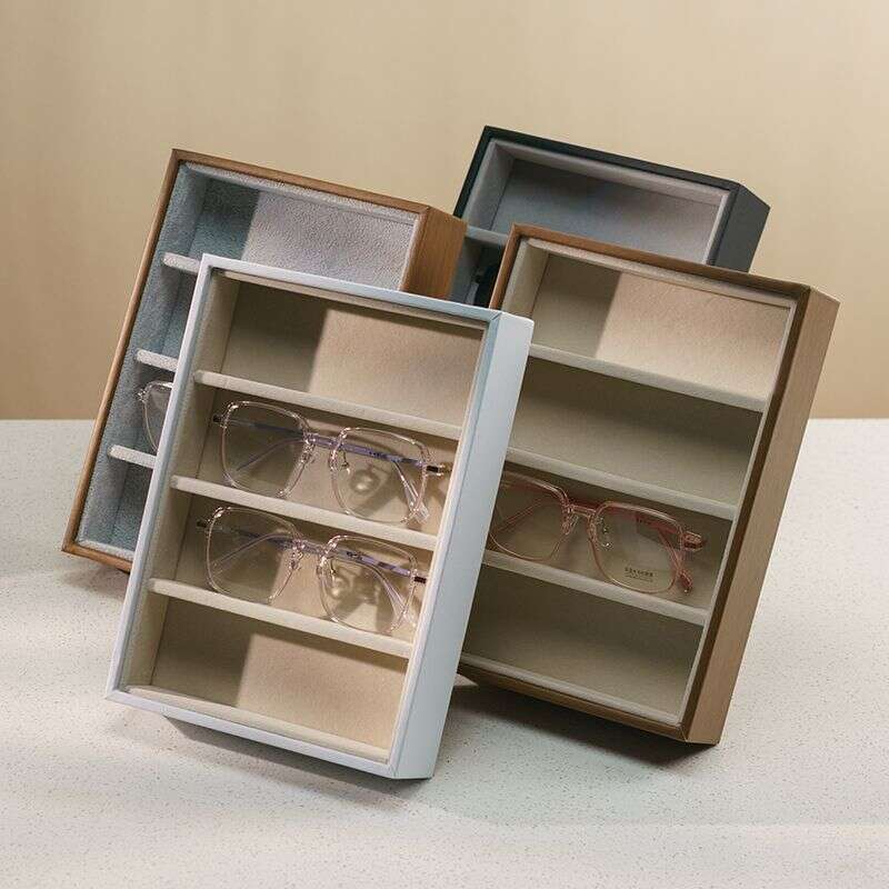 Sunglasses Optical Glasses Compartment Standable Box Display Rack Eye Storage