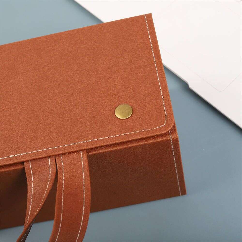 Leather Multi-Compartment Glasses Case Ultra-Light Large Capacity Portable Pressure-Resistant Foldable Multiple Sunglasses Storage Box