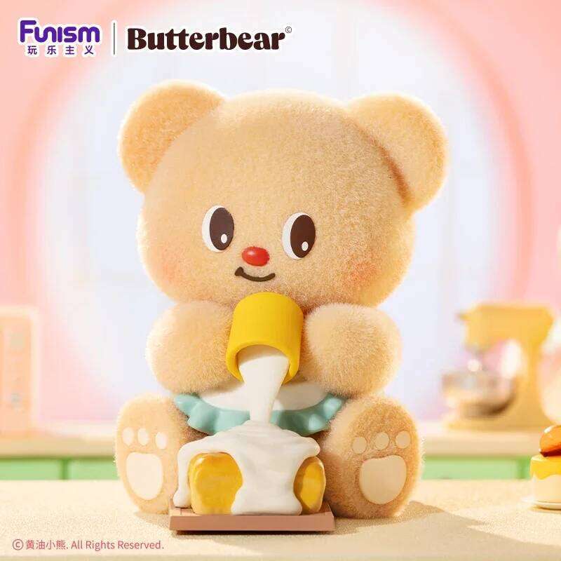 Playful Butter Bear Baking Workshop Series Blind Caixa Caja Girls Dolls Boys Gift Mystery Box Anime Action Figure Toys Z260129