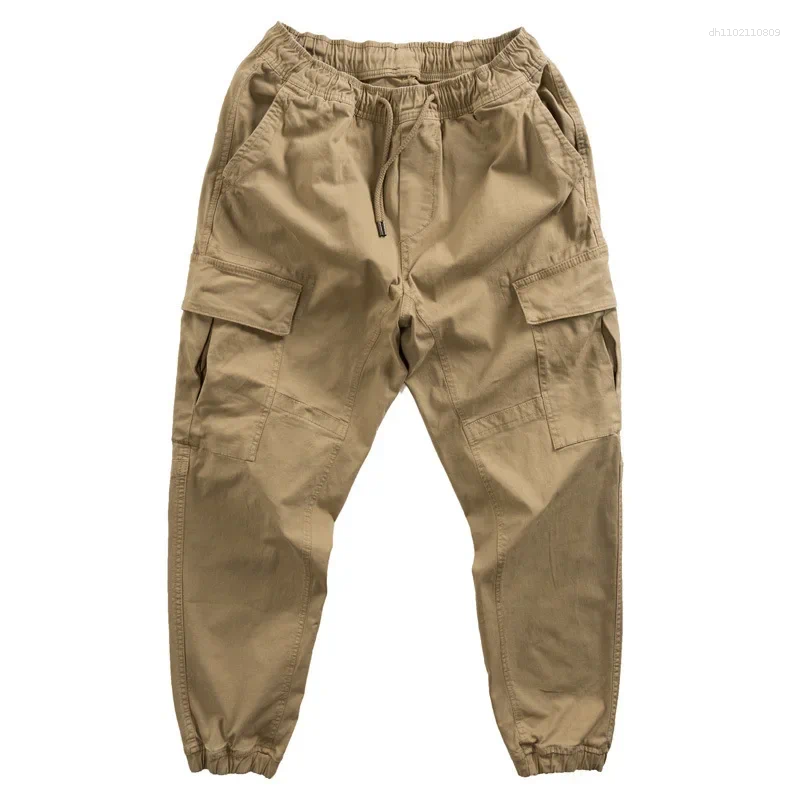 Men's Pants Loose-fit Work Durable Cargo Large Pocket For Electrical Welding Auto Repair Casual Spring Summer