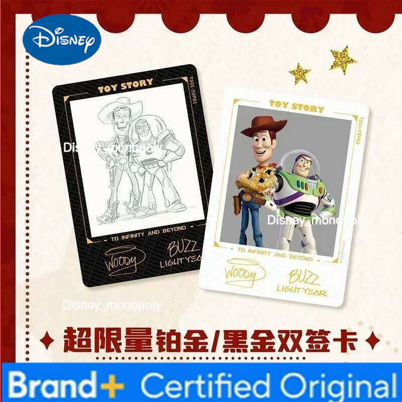 Disney Genuine Series Trading Cards for Children Mickey Friends Zootopia Stitch Bear Frozen Collection Card Kids Toy Gift H260129
