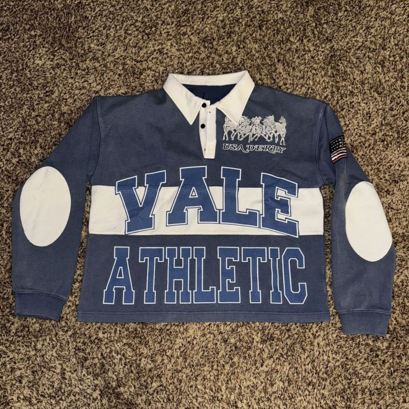 Luxury Brand Designer Clothes 2025 American Retro Y2k New Fashion Trend 3D Printed Street Style Polo Shirt 52