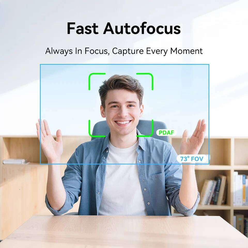 4K Ultra HD Webcam 1080P 60fps Web EMEET C60E Autofocus USB Computer Camera for / Video Call/ Conference 26W0129
