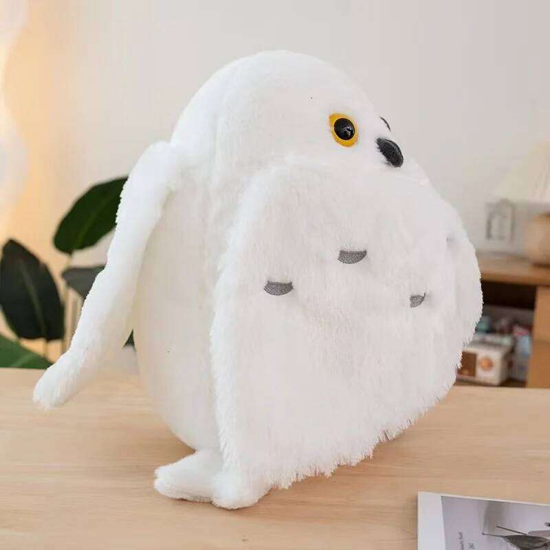 30/36cm Owl Simulation Plush Toy Handmade Doll Cartoon Anime Cute Pillow Cushion Home Decoration Children's Birthday Gift D Y260128