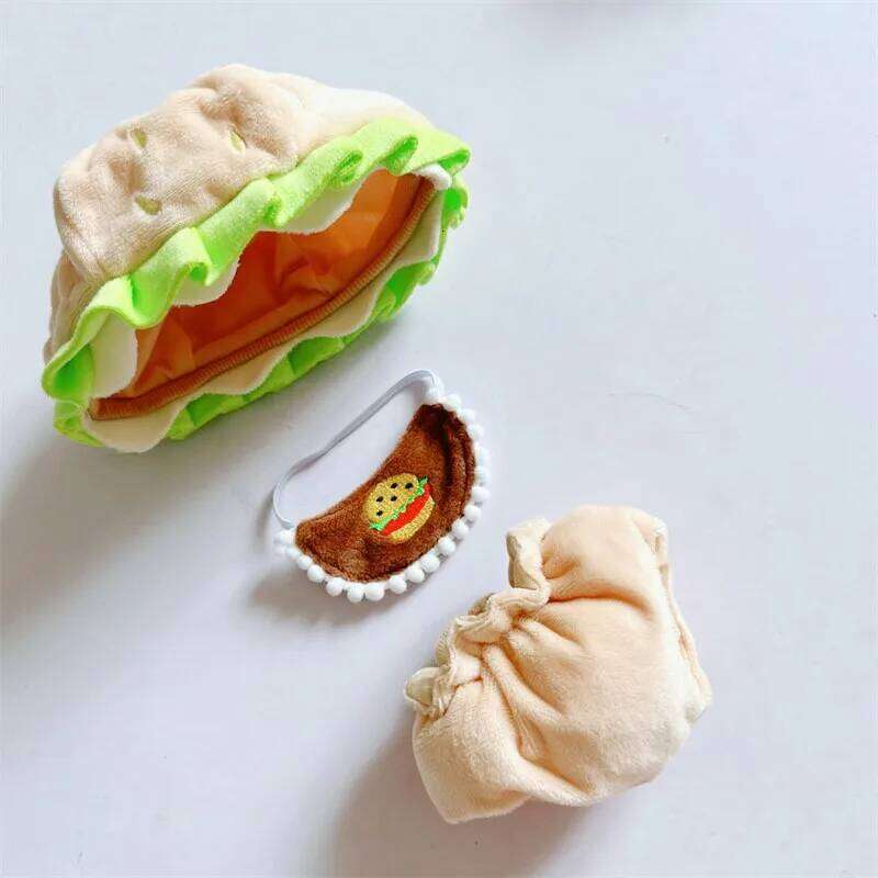 Cotton 20cm cm star doll fast food planet hamburger baby clothes Y260128