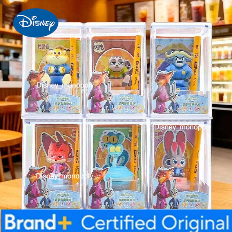 Disney New In Stock Zootopia 2 Seal Anime Peripheral Eraser Doll Ornament Pendant Handmade Series Toy Cartoonsnake Gary Toys Gifts H260129 H260129