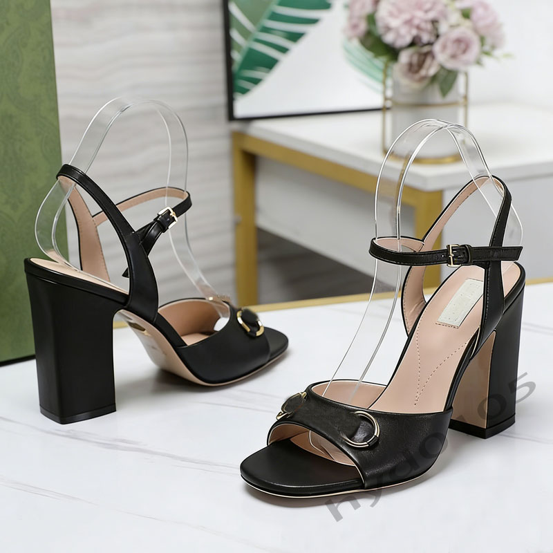 Women Fashion Summer Sandals Designer Comfortable Simple Sweet High Heels Casual and Elegant Roman Women Shoes