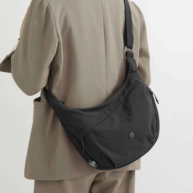 Fashion large capacity cross bag - multi function solid color, fashion dumpling shoulder bag, polyester lining, suitable for boo XJ260129