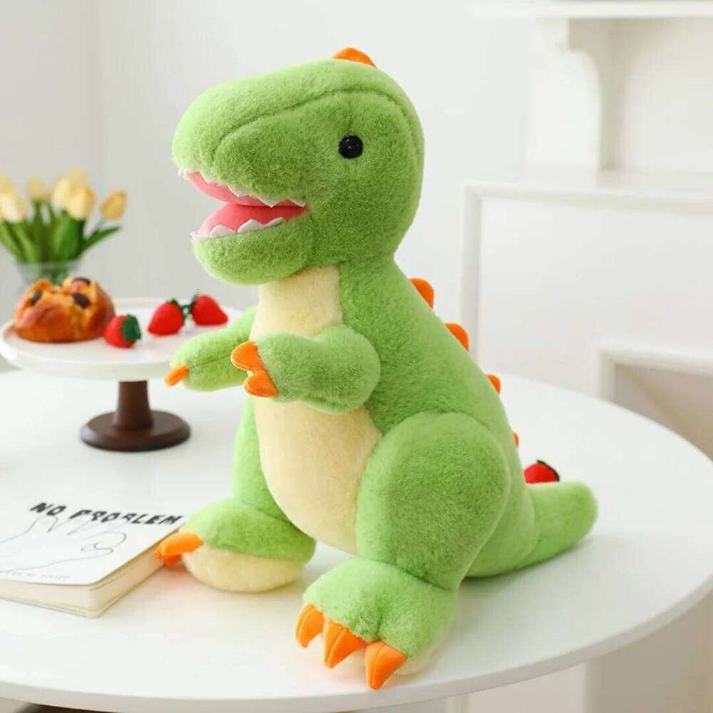 1pc 28cm/11.02in New dinosaur plush toy oversized Tyrannosaurus rex pillow rag doll Children's Day gift Y260128