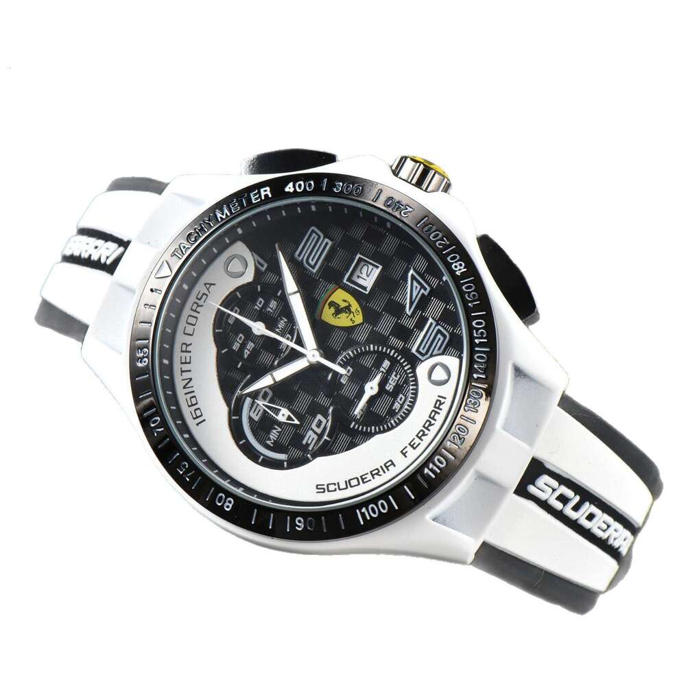 Six pin fully functional timing rubber strap men's Farah brand leisure running second timing high-quality watch