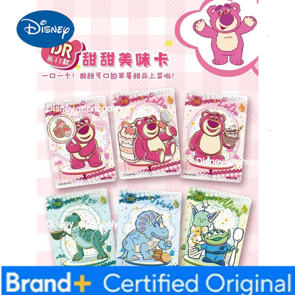 Disney New Card.fun Genuine Lotso Collection American Children's Animation Movie Toy Story Creative Cute Characters Rare Card Gift H26012911