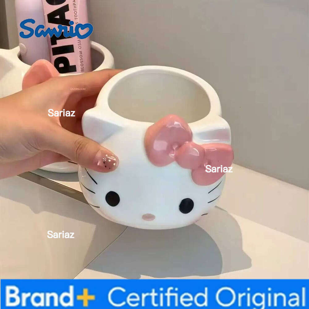 Sanrio Hello Kitty Creative Office Desktop Organizer Kt Cat Cute Multi-Functional Pen Holder Y2K Cosmetic Storage Box Gifts H260129