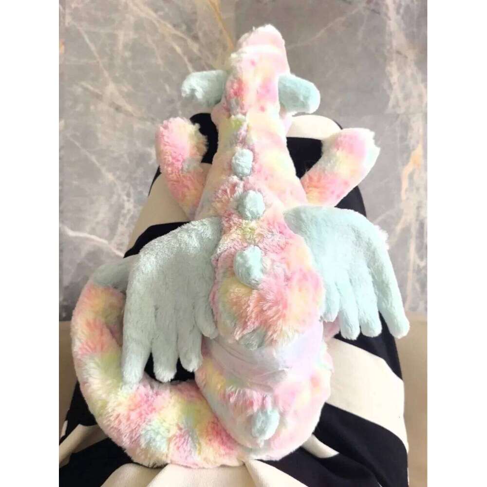 New Dolls Toys 50cm Rainbow Dragon Match to Calm Cats Dogs Pets, Soft and Comfortable Pillow, Holiday Gifts Y260128